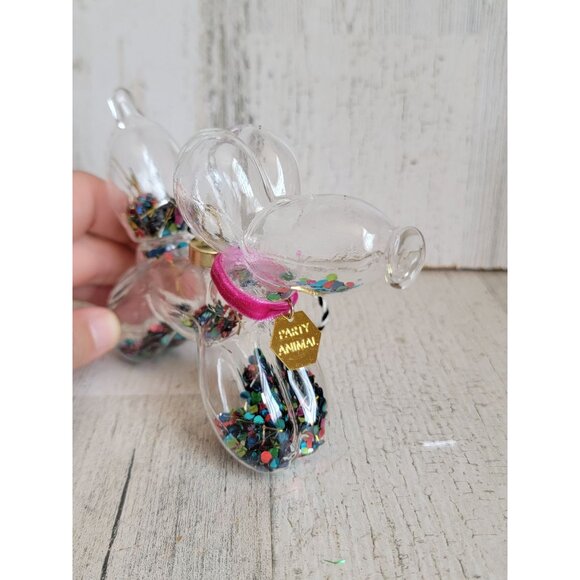 Hallmark signature balloon dog ornament Xmas confetti - Picture 7 of 7